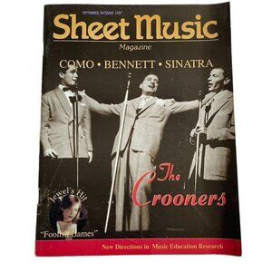 Sheet Music Magazine September October 1997 The Crooners Perry Commo u